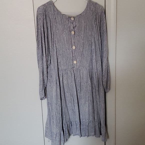 Dusty Blue Dress - Picture 2 of 4